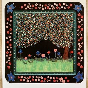 “Evening in the Festive Forest” Original Print